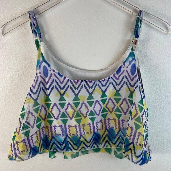 Lagaci Flounce Top With Adjustable Straps Size Large - Picture 9 of 9